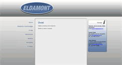 Desktop Screenshot of eldamont.sk